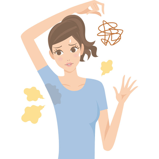 加齢臭のする女性