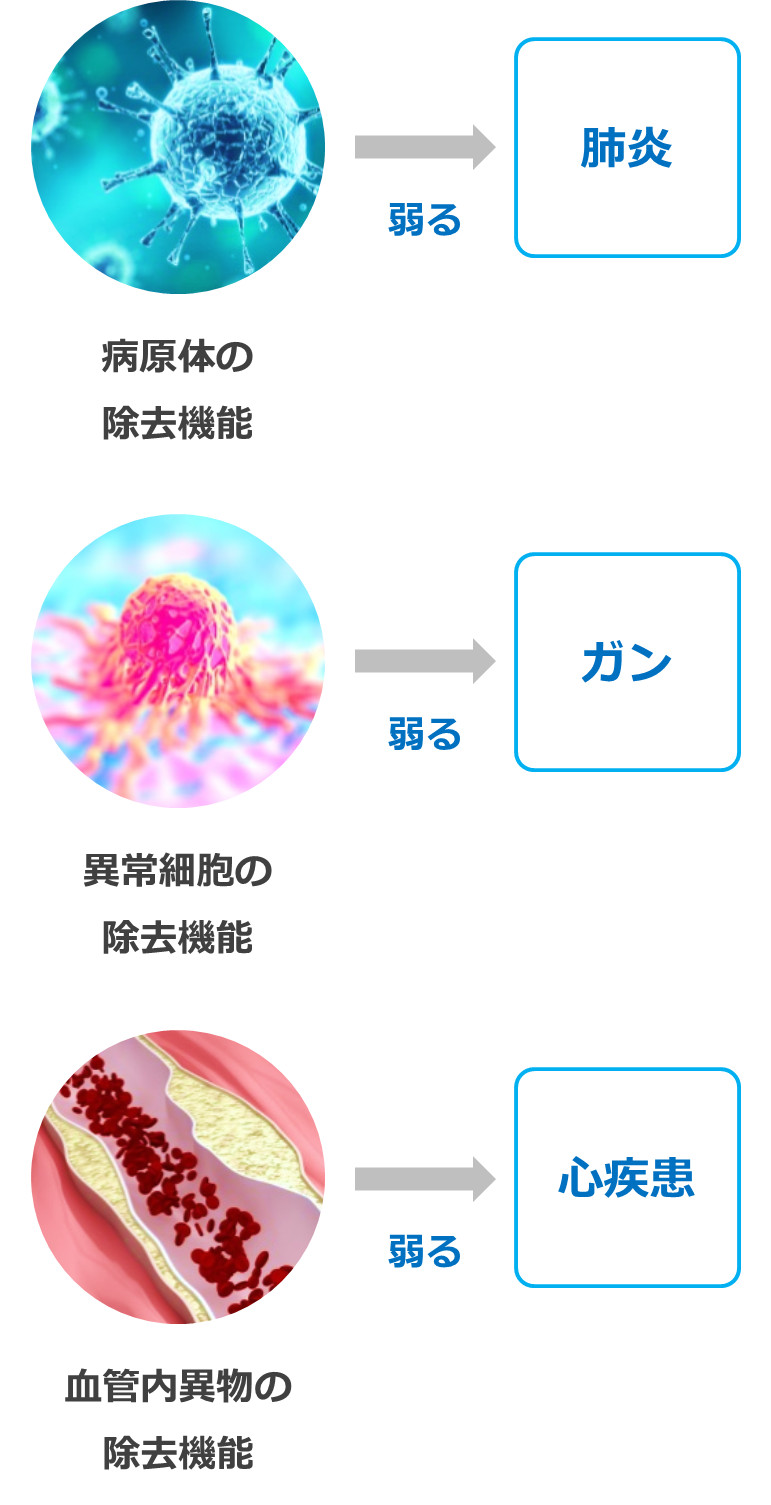 慢性ストレスにより生じる将来の病気リスク